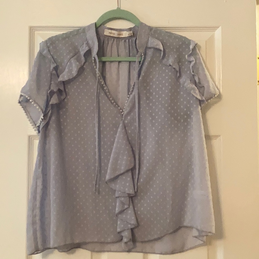 Bishop and Young Pleated Blouse